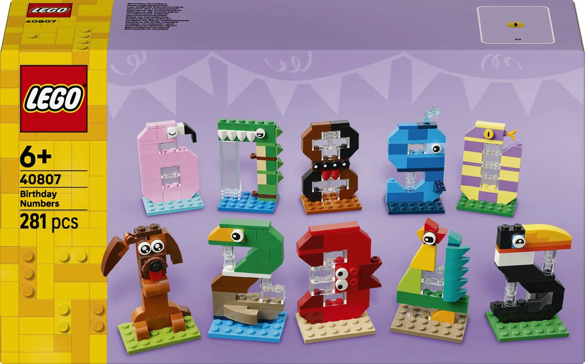 LEGO Verjaardagscijfers 40807