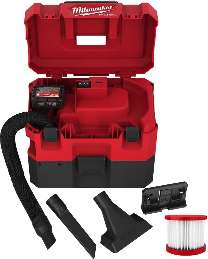 Milwaukee M12 FUEL™ FVCL-0 Accu Stofzuiger Nat/droog 12V Basic Body - 4933478186