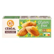 Cereal Madeleines Glutenvrij Lactosevrij 180GR
