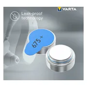 3x Varta Gehoorbatterij Gehoorapparaat 675 Blister 6 stuks