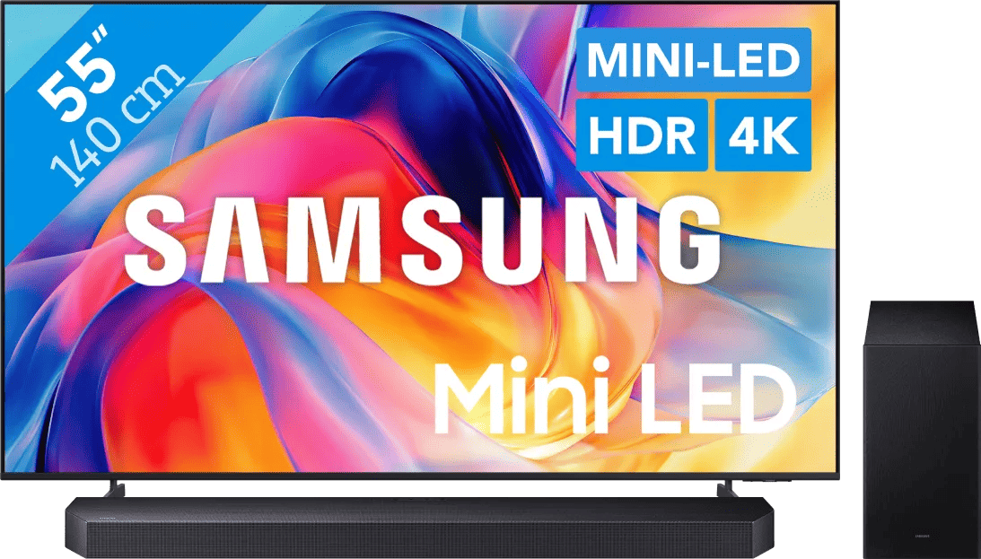 Samsung Mini-led 55" M73H (2026) + Samsung HW-Q600F (2025)