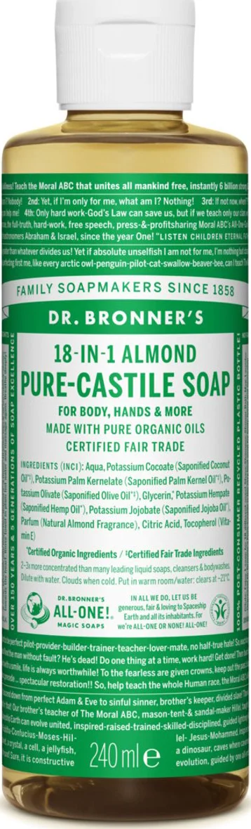 Dr. Bronner Pure Castile Zeep Amandel 240ML