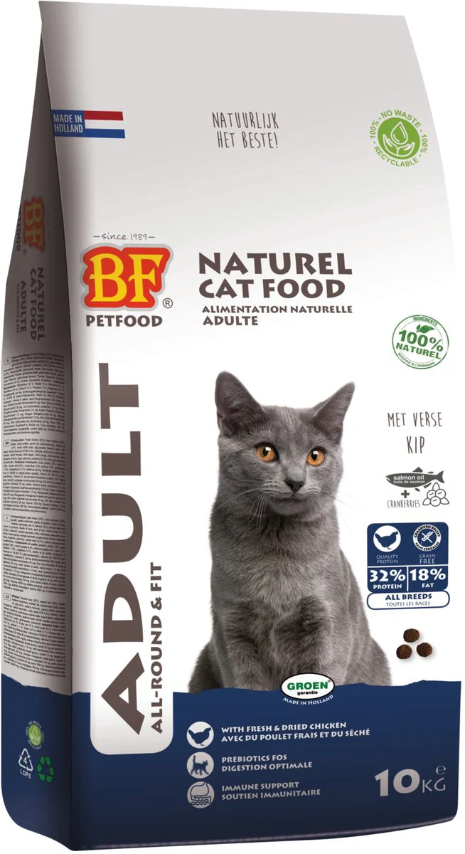 BF Petfood Kattenvoer Premium Adult Fit 10 kg