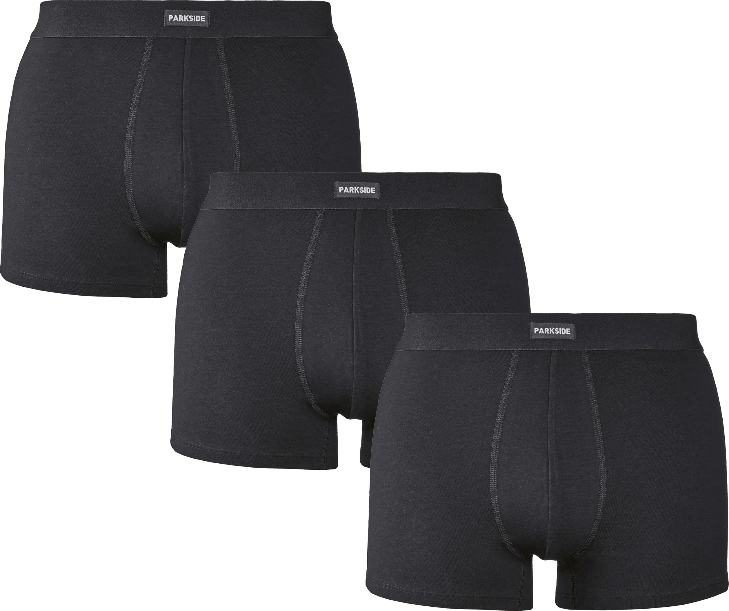 PARKSIDE Set van 3 heren boxers (Zwart, S)