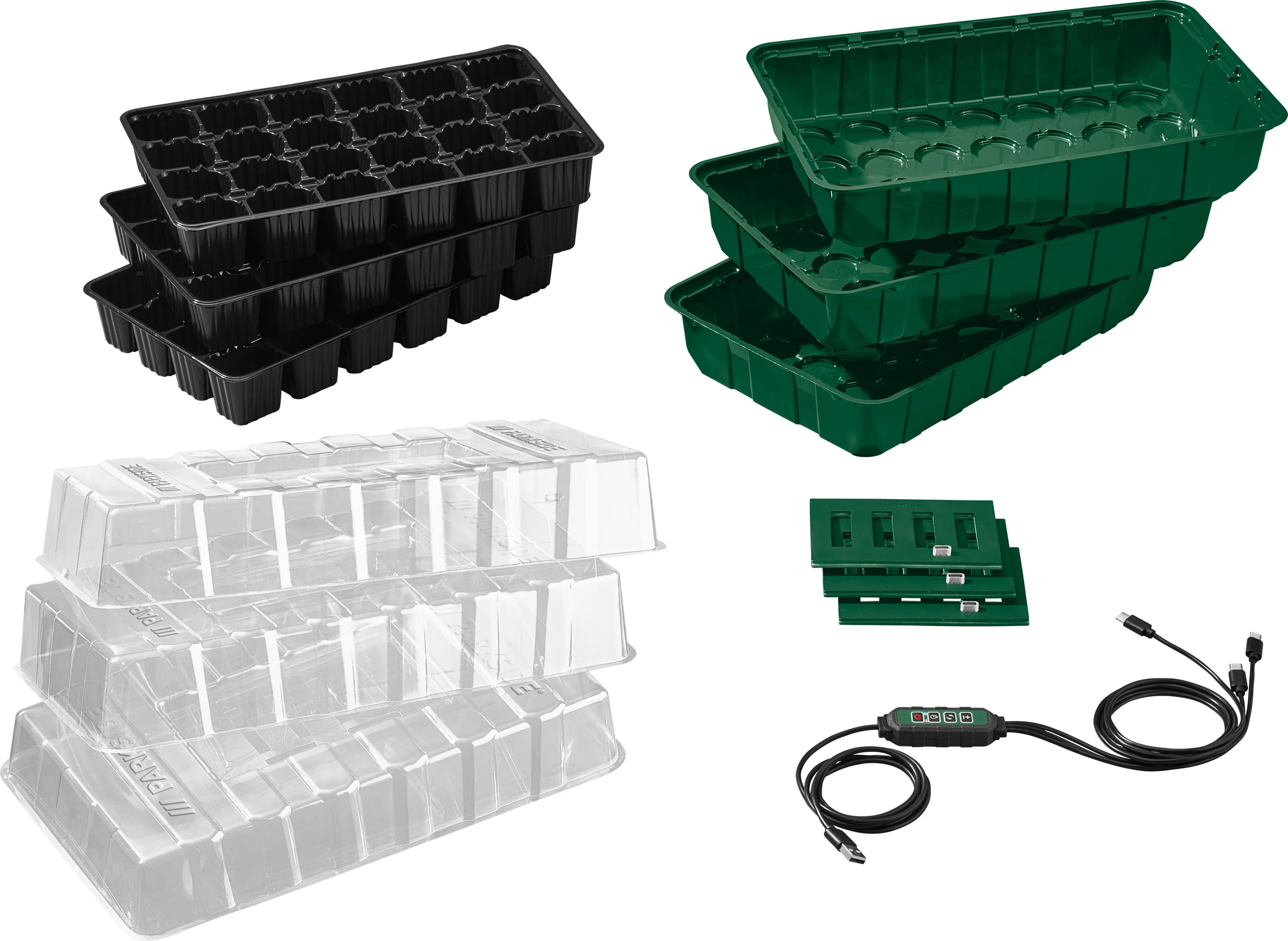 PARKSIDE Kweekbakjes met LED