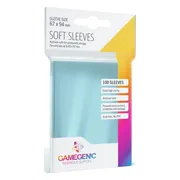 Gamegenic: Soft Sleeves - Clear (100 Sleeves)