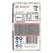 Bosch Professional Afwerknagel RVS 50mm 20° 16Ga VE=2000 - 2608200535