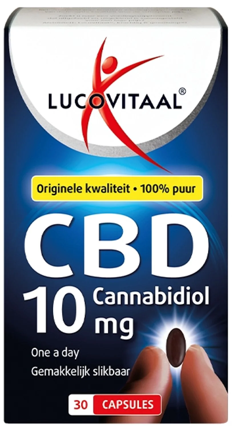 Lucovitaal CBD Cannabidiol 10mg Capsules 30CP
