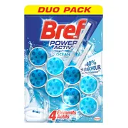 Bref Toiletblok Power Active Ocean 2 stuks