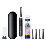 Oral-B iO 5N Zwart + 4 opzetborstels voor gevoelig tandvlees