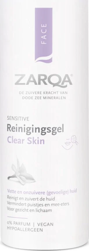 3x Zarqa Clear Skin Reinigingsgel 200 ml