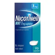 Nicotinell Zuigtablet Mint 1 mg - voor stoppen met roken 96ST
