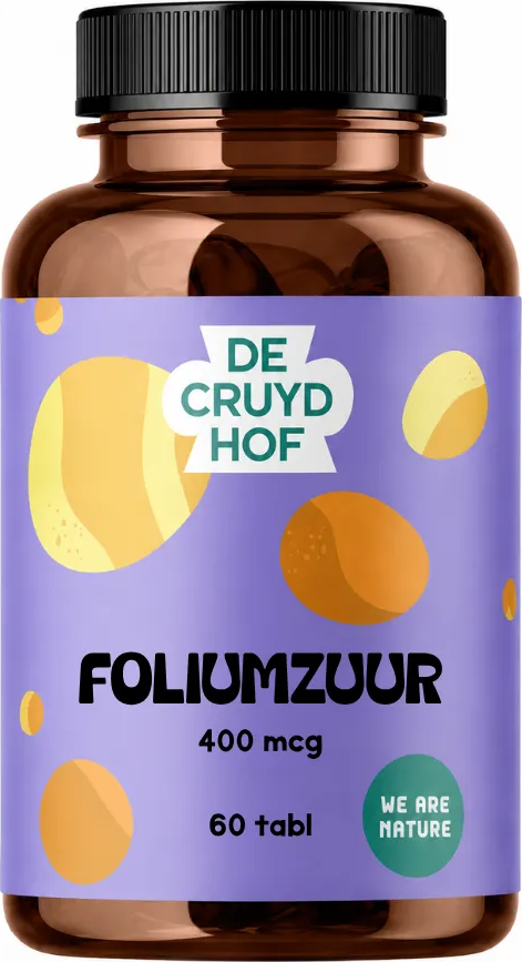 Cruydhof Foliumzuur 400mg Tabletten 60TB