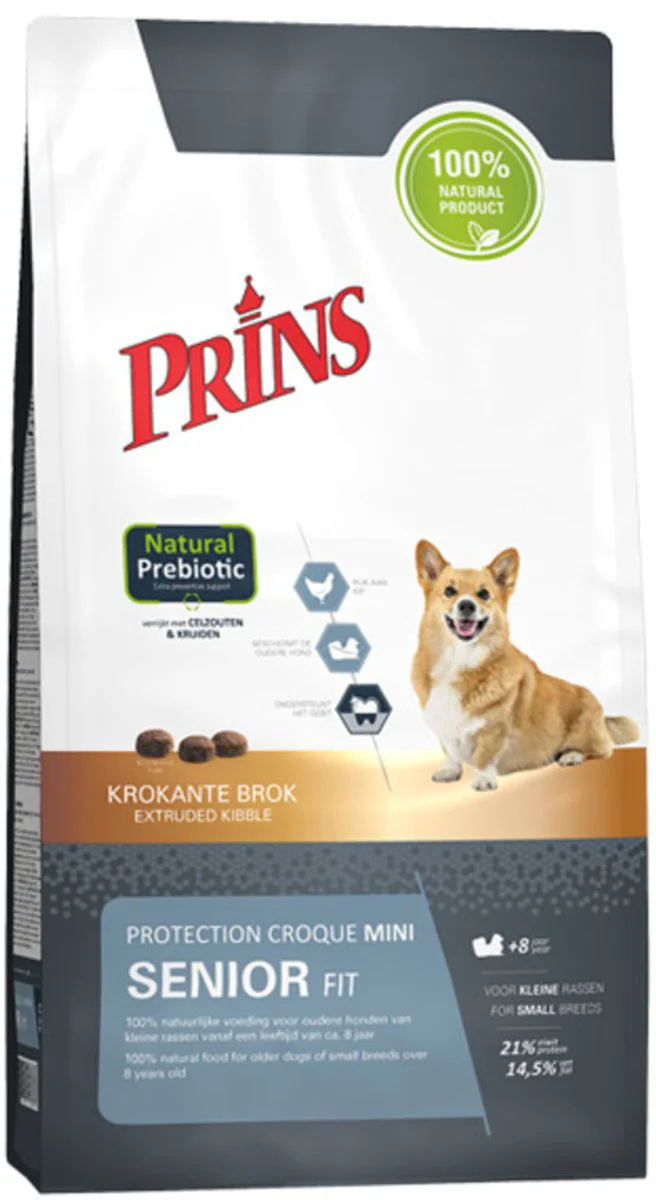 Prins Protection Croque Mini Senior Fit Hondenvoer 10 kg