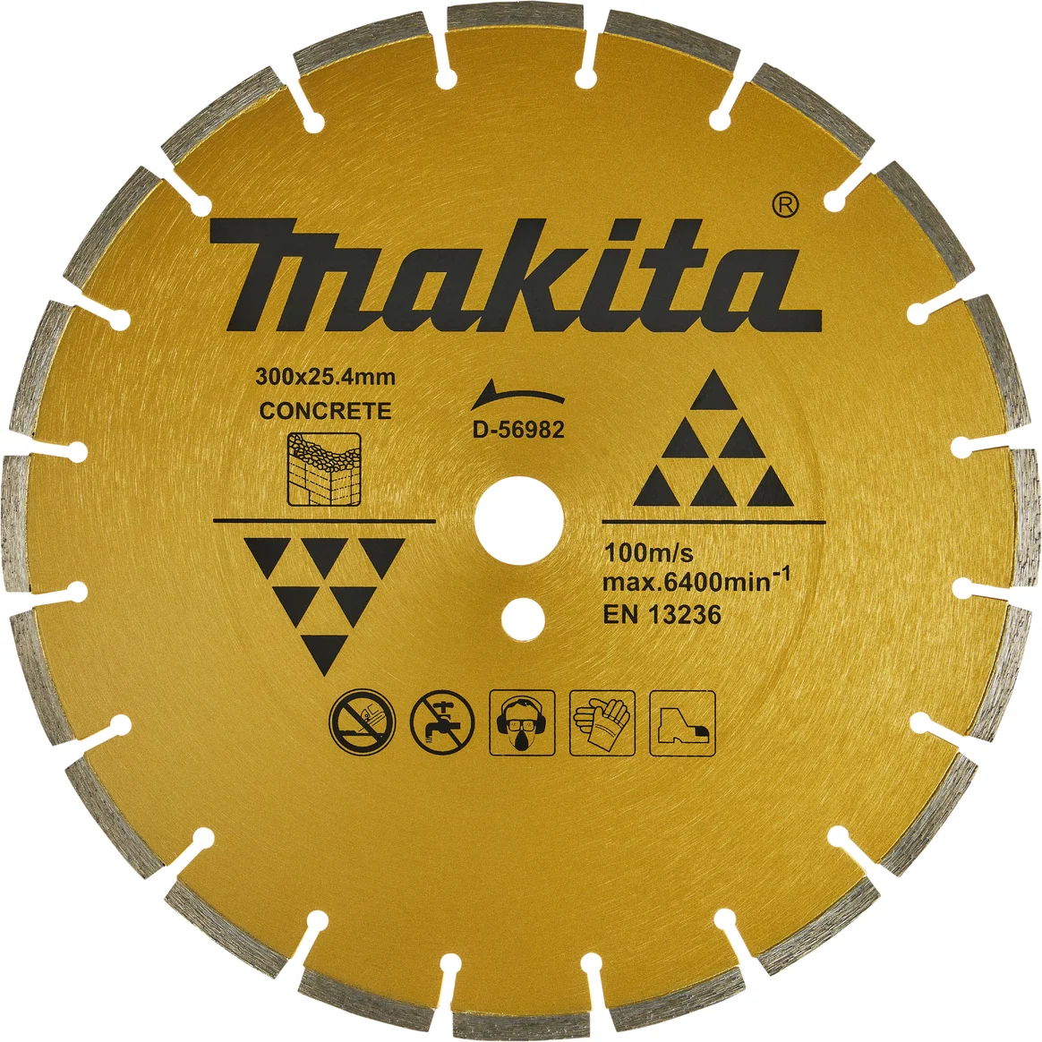 Makita D-56982 Diamantschijf | 300 x 25,4 x 3,0 mm