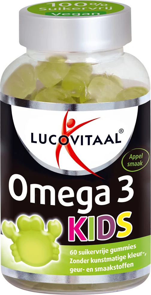 3x Lucovitaal Gummies Omega 3 Kids 60 Gummies
