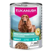 6x Eukanuba Special Care Hond Nat Adult Sensitive Digestion 400 gr
