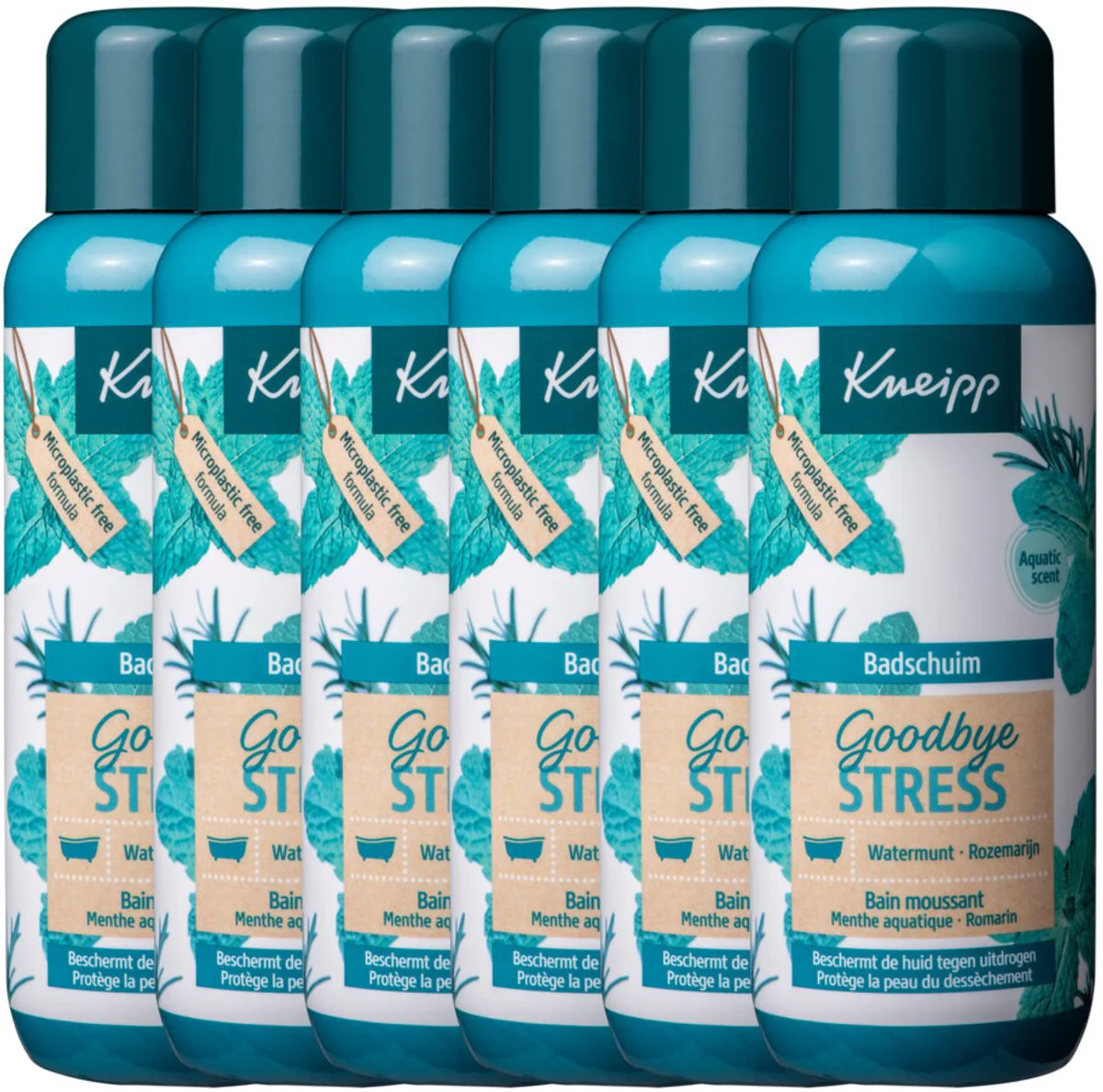 6x Kneipp Badschuim Goodbye Stress 400 ml