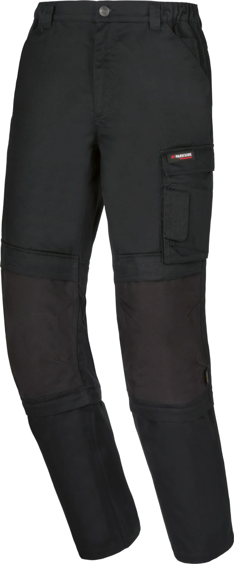 PARKSIDE PERFORMANCE Heren afritsbare werkbroek (Zwart, 54)