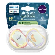 Avent Ultra Air Nighttime Fopspeen 0-6M 2ST