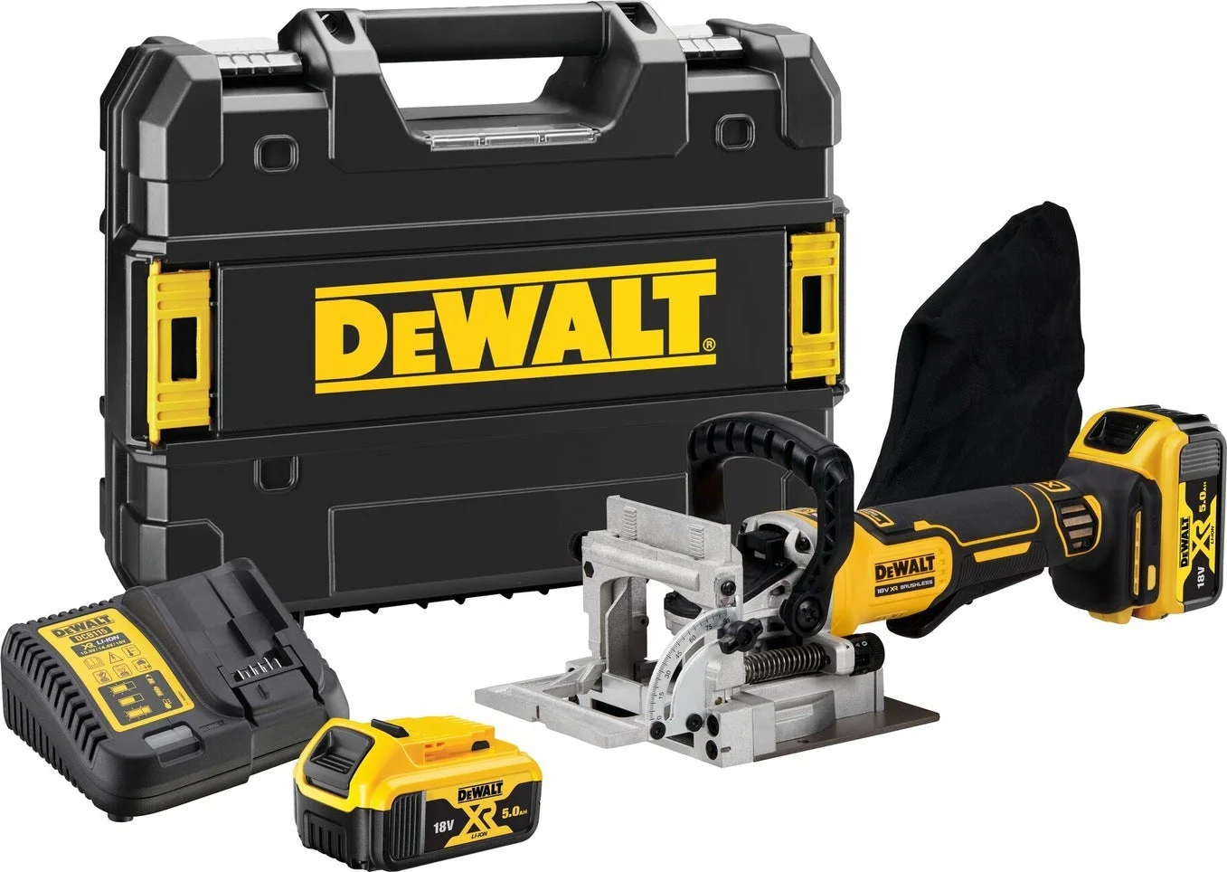 DeWALT DCW682P2 Accu lamellenfrees 18V XR 5.0Ah in TSTAK