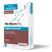 No Worm Pro Ontworming Tabletten Hond vanaf 5 kg 4 tabletten