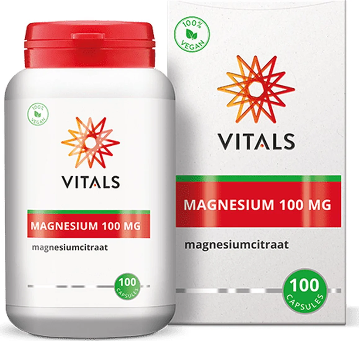 Vitals Magnesium 100mg 100 capsules