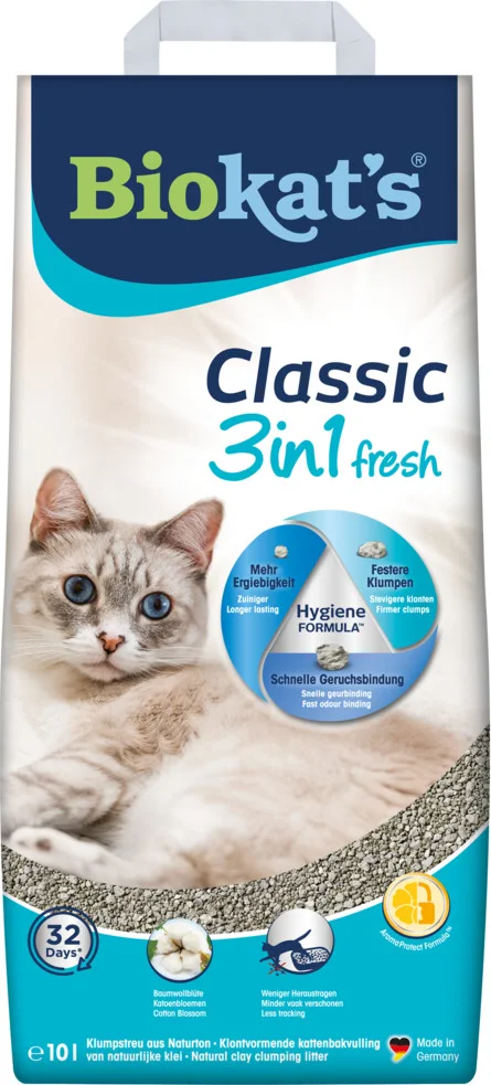 Biokat's Kattenbakvulling Classic Fresh Cotton Blossom 10 liter