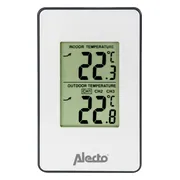 Alecto WS-1050 Weerstation Met Draadloze Buitensensor Wit