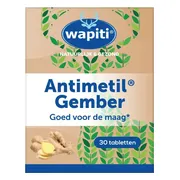 Wapiti Antimetil Gember Tabletten 30TB