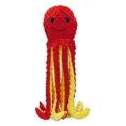 Beeztees Pluche Hondenspeeltje Octopus Amy Rood 56 x 16 x 14,5 cm - Hond