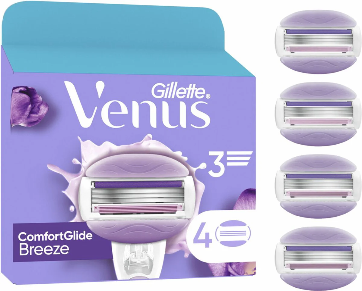 Gillette Venus ComfortGlide Breeze Scheermesjes 4ST