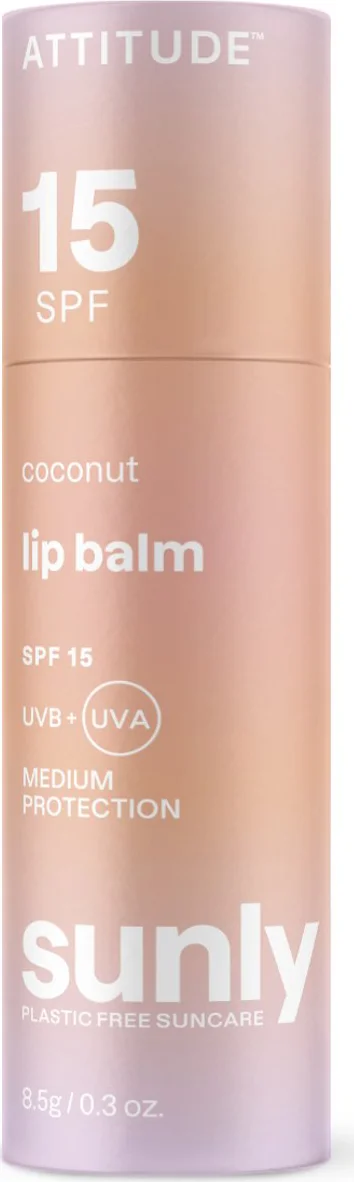 Attitude Sunly SPF15 Coconut Lip Balm 8.5GR