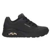 Skechers Uno - Stand On Air - Dames Sneakers - Zwart