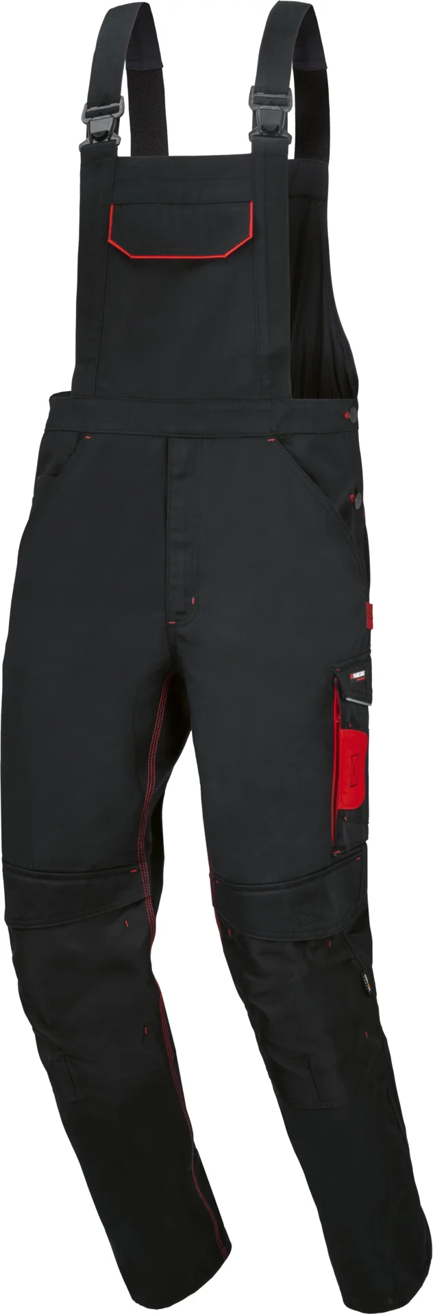 PARKSIDE PERFORMANCE Heren werkoverall (Zwart/rood, M)