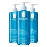 3x La Roche Posay Effaclar Zuiverende Gel 400 ml