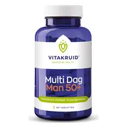 Vitakruid Multi Dag Man 50+ 100% Vegan 90 90TB