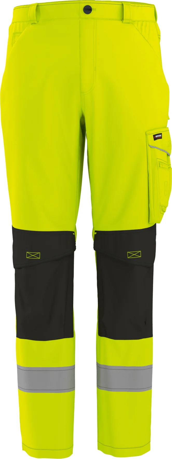 PARKSIDE PERFORMANCE Heren softshell werkbroek, reflecterend (Geel, 48)