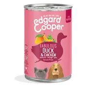 Edgard & Cooper Blik Vers Vlees Puppy Hondenvoer Eend - Kip 400 gr
