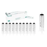 100st. - 10 ml Ezy-Aid wegwerp steriele injectie spuit | Luer Slip Tip, medische spuiten voor eenmalig gebruik zonder naalden