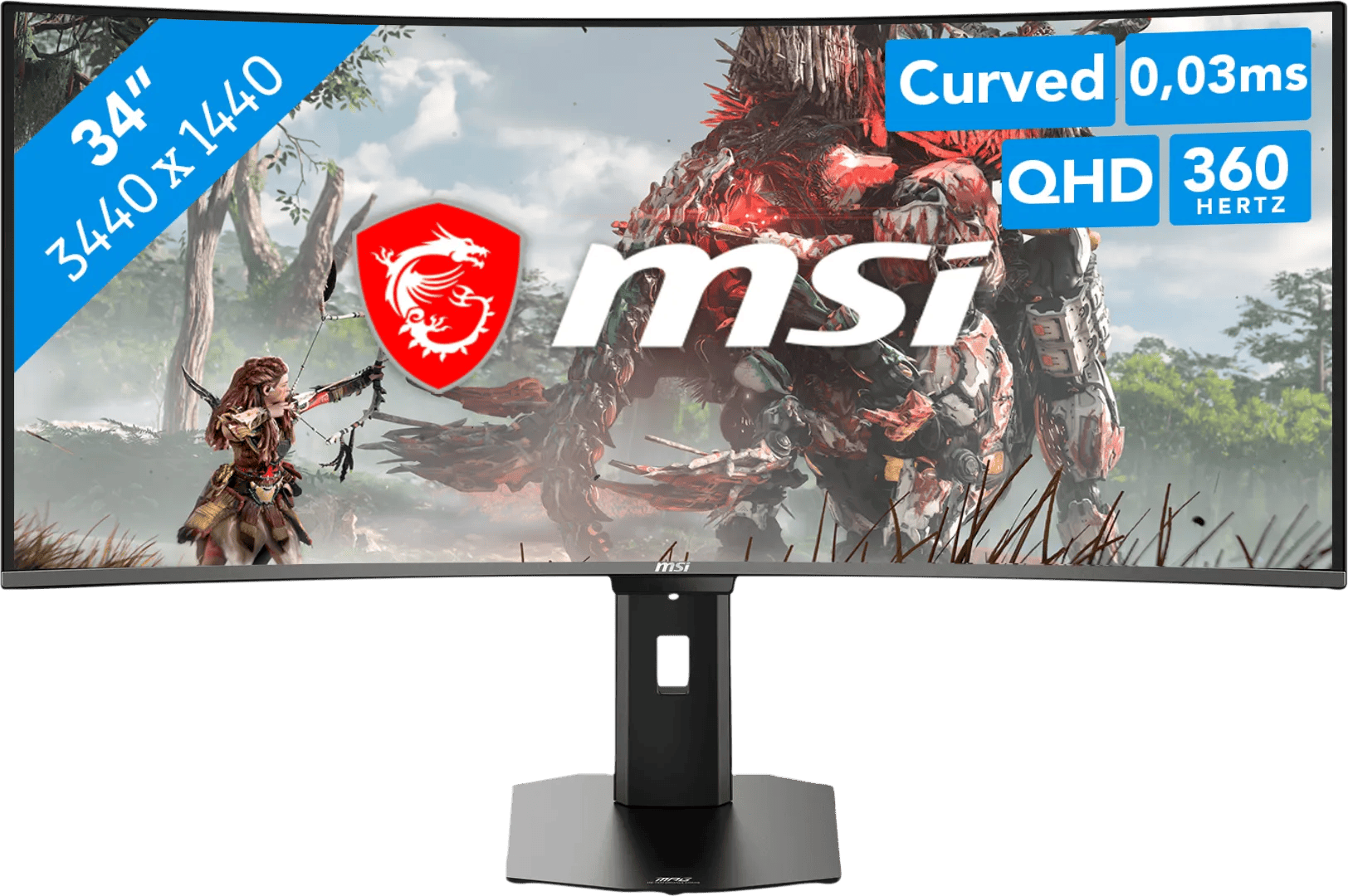 MSI MPG 341CQR X36 QD-OLED Curved