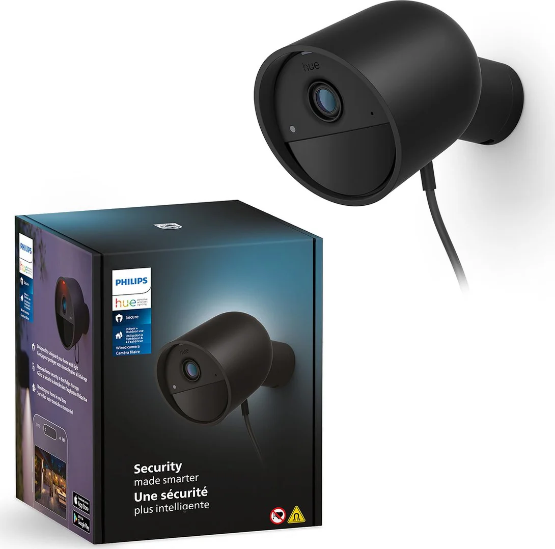Hue Secure bedrade beveiligingscamera Zwart