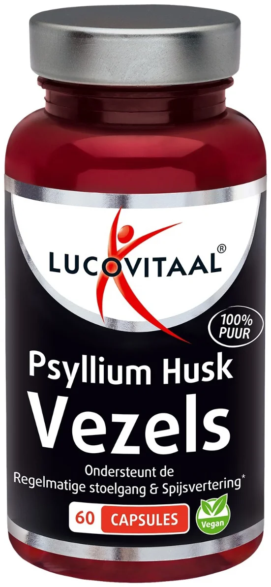 Lucovitaal Psyllium Husk Vezels 60 capsules