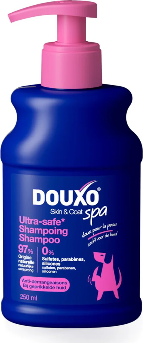 2x DOUXO SPA Hondenshampoo Bij Geprikkelde Huid 250 ml
