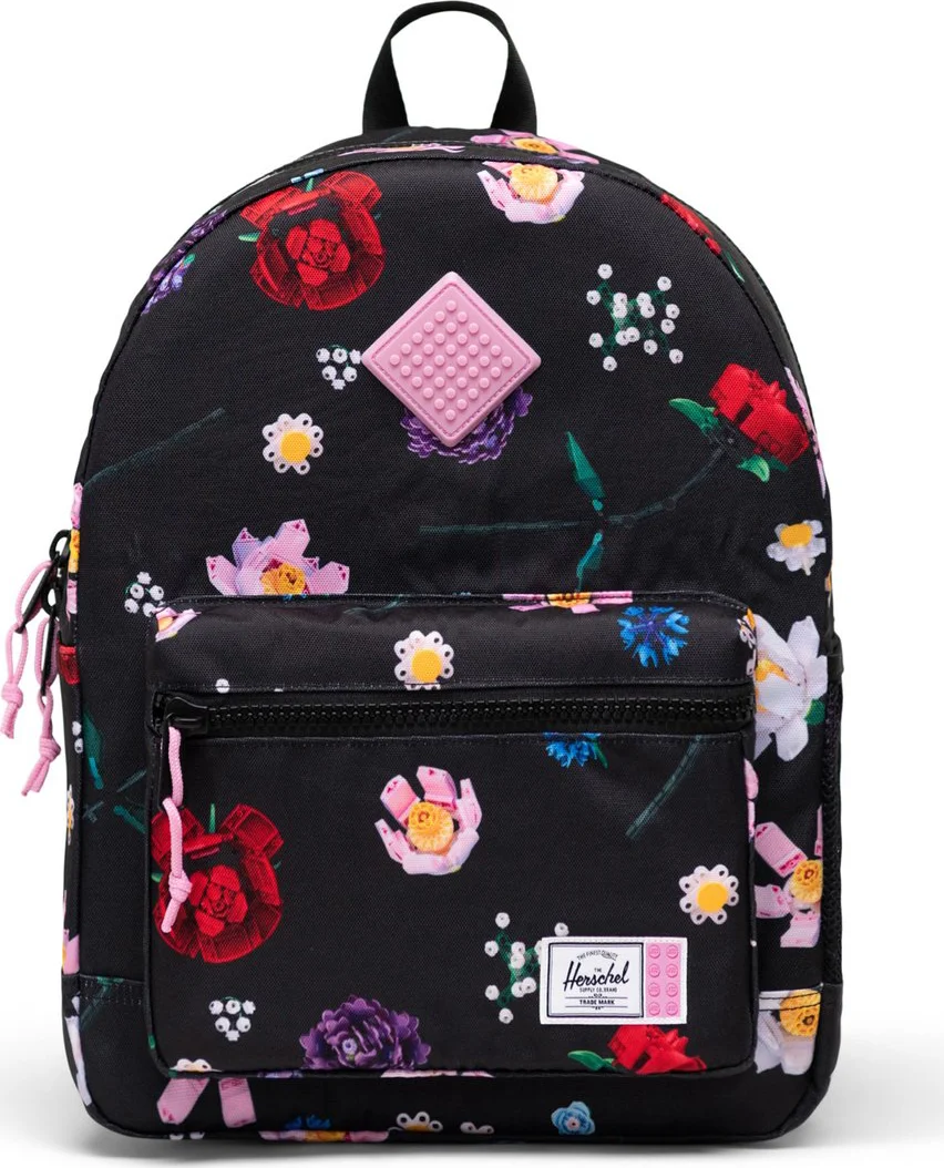 LEGO Herschel Heritage kinderrugzak - dwarrelende bloemen