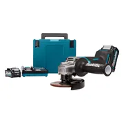 Makita GA013GM201 Accu haakse slijper 125mm XGT 40V Max 4.0Ah in Mbox