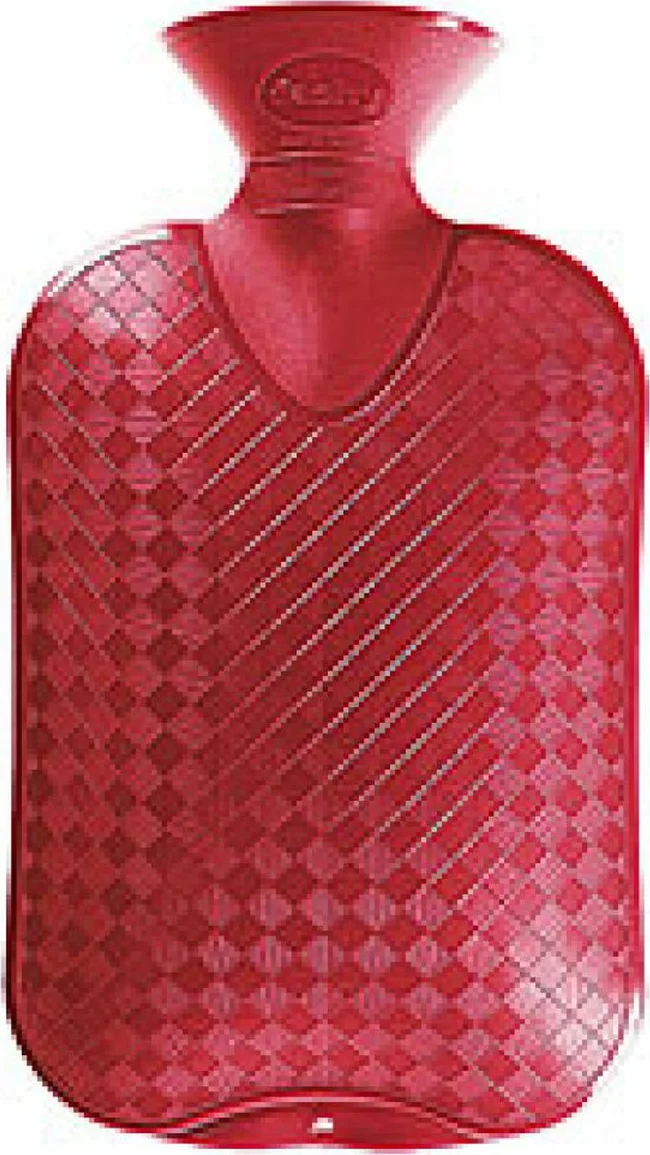 Fashy Warmwaterzak Enkel Geribbeld Cranberry