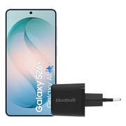Samsung Galaxy S26 Plus 512GB Lichtblauw 5G + BlueBuilt Oplader 45 Watt Zwart