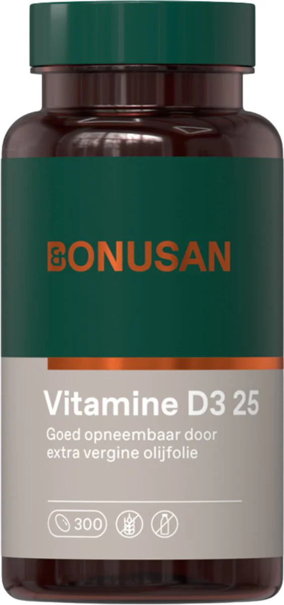 Bonusan Vitamine D3 25 Softgels 300CP