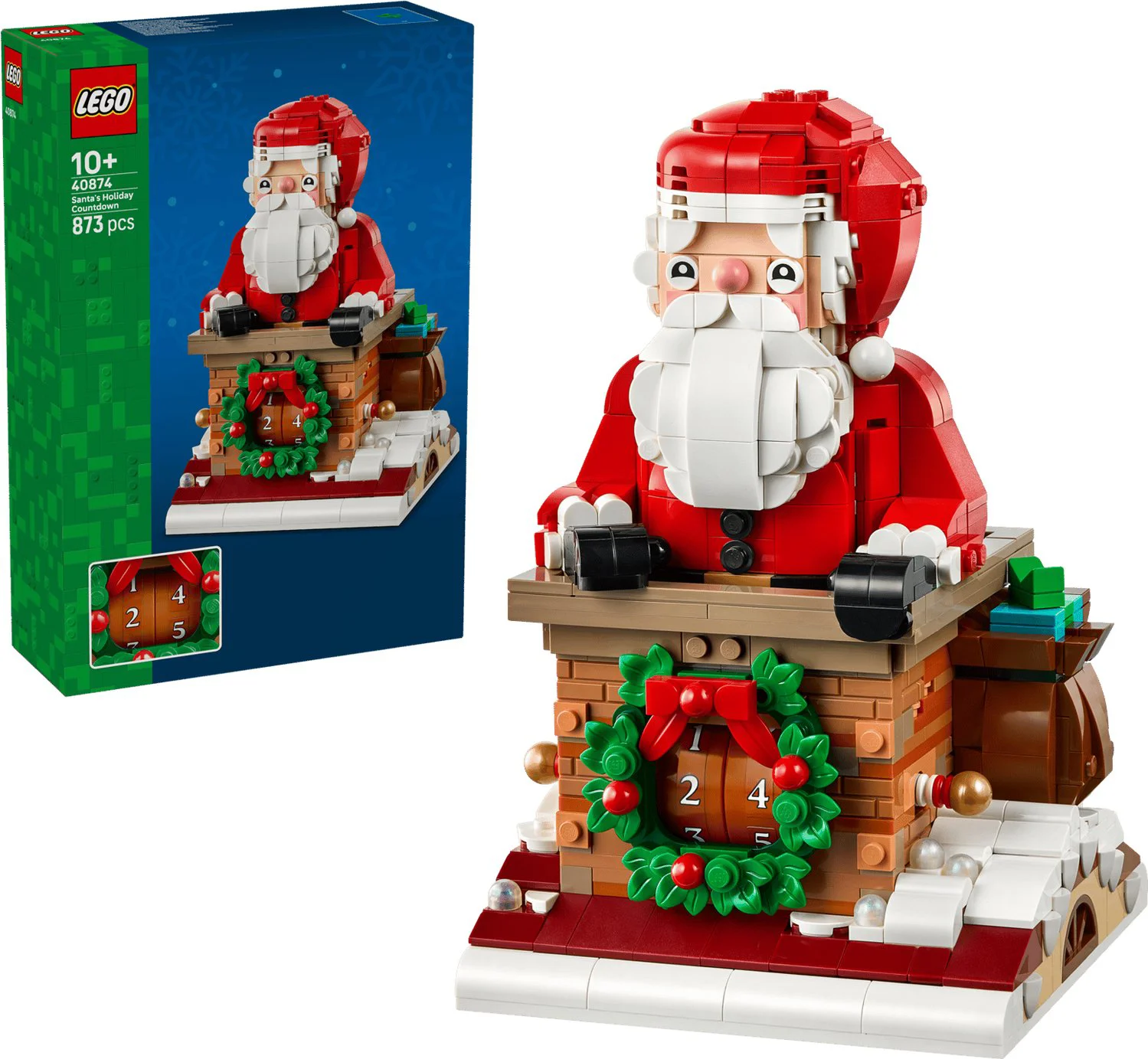 LEGO Aftellen met de Kerstman 40874